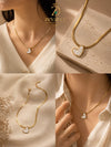 Heart Pendant Snake Chain Necklace | Zevar Co.