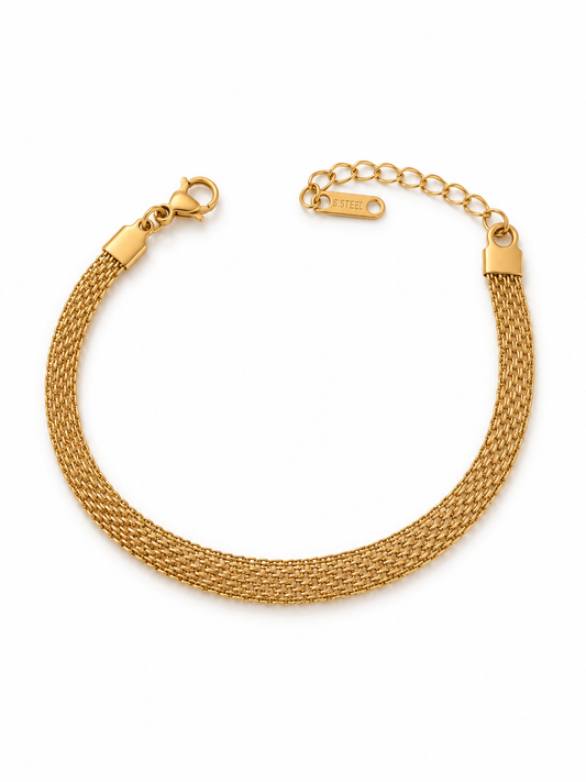 Golden Mesh Luxe Bracelet