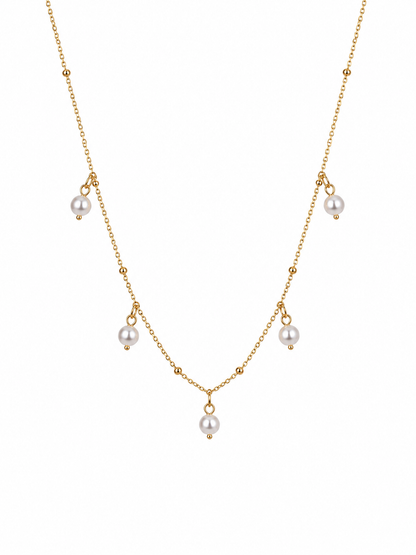 Delicate Pearl Drop Necklace