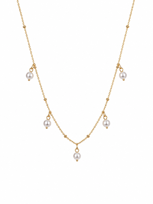 Delicate Pearl Drop Necklace
