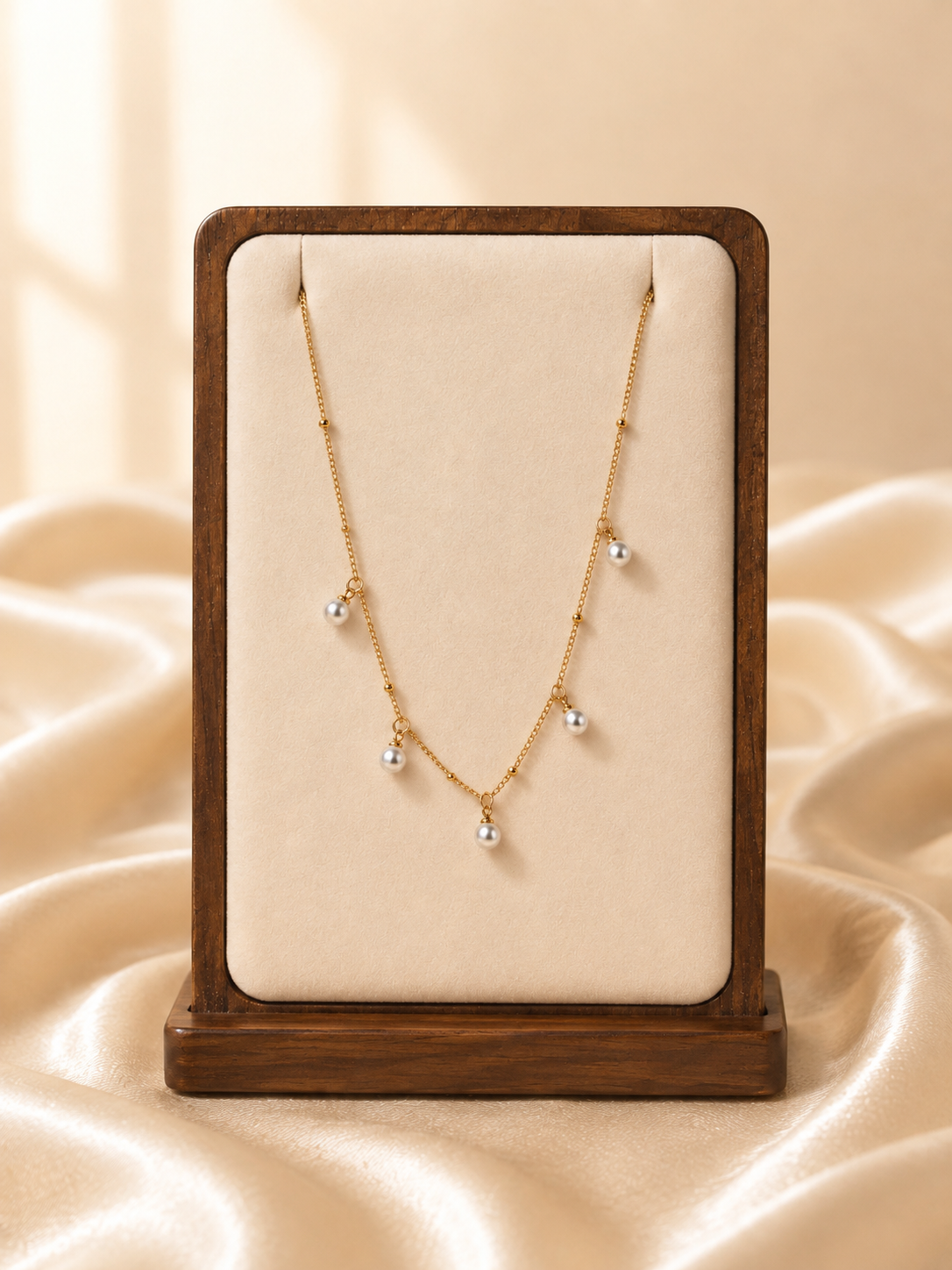 Delicate Pearl Drop Necklace