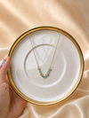 Aqua Blue Tulip Necklace