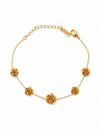Golden Rose Bloom Bracelet