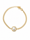 Pearl Frame Chain Bracelet