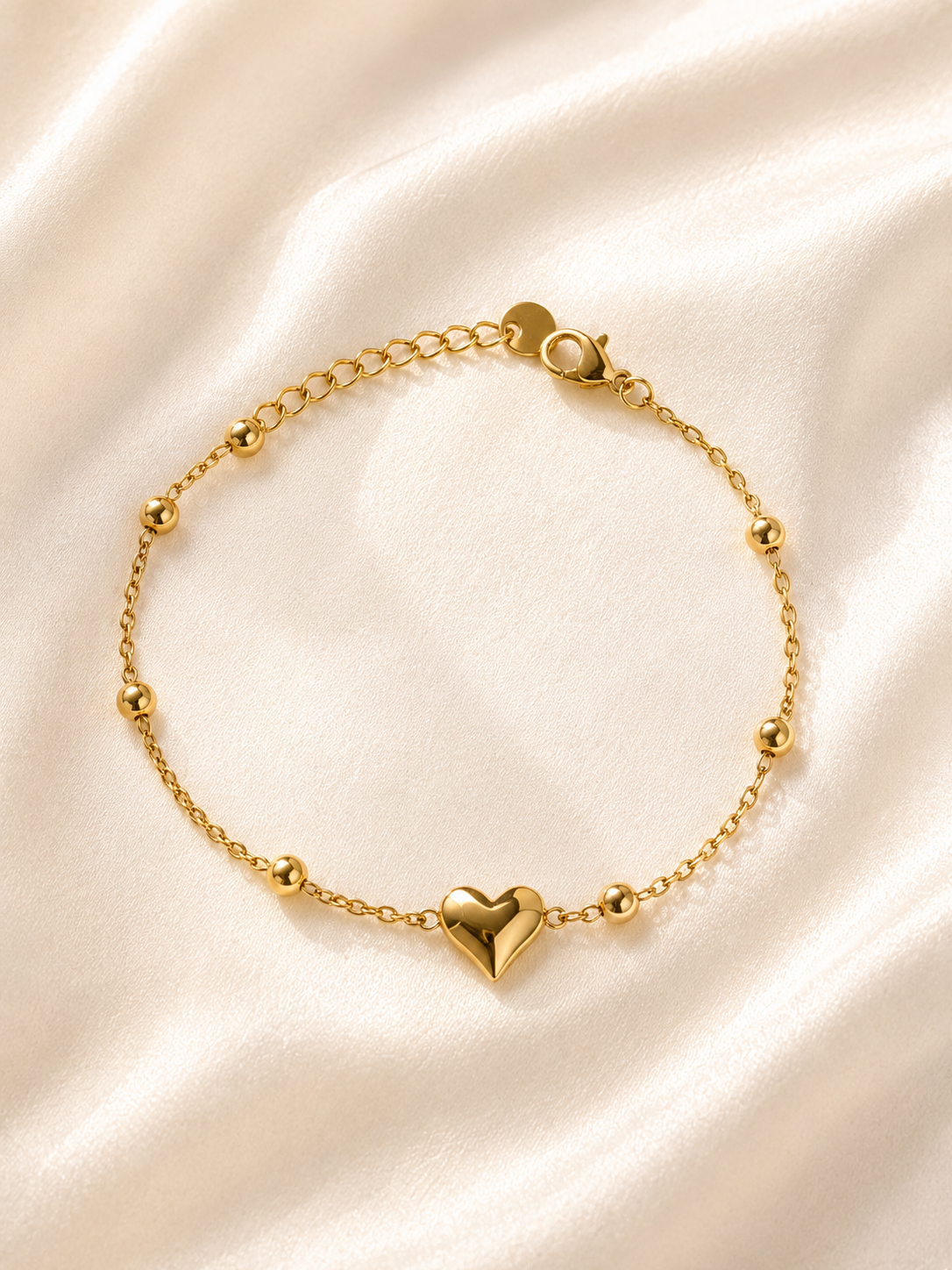 Heart Beaded Luxe Bracelet