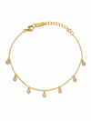 Crystal Cascade Bracelet