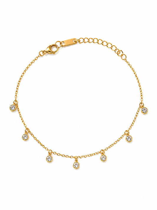 Crystal Cascade Bracelet