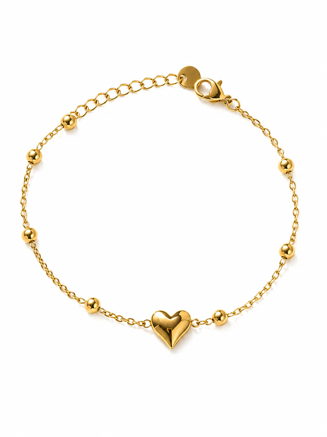 Heart Beaded Luxe Bracelet