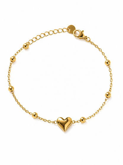 Heart Beaded Luxe Bracelet