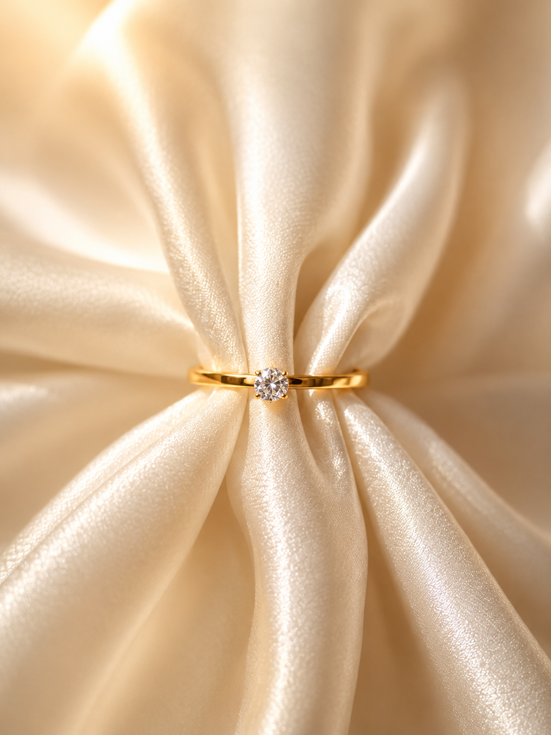 Lumière Solitaire Ring