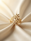 Golden Leaf Vine Ring