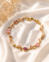 Pink Crystal Vine Bracelet