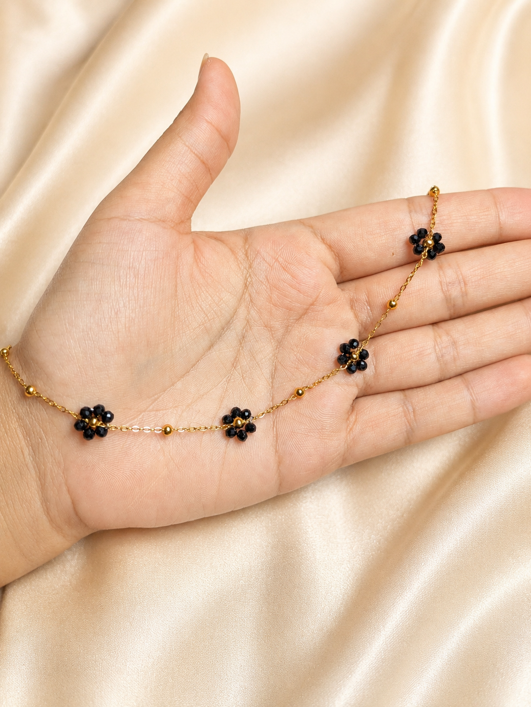 Midnight Bloom Permanent Bracelet