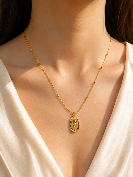 Golden Tulip Pendant