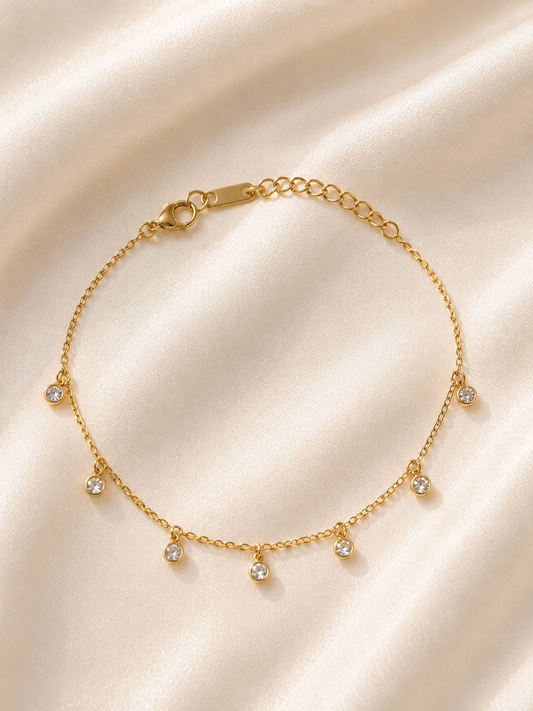Crystal Cascade Bracelet
